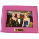 Leather Picture Frame - Pink