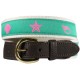 Green-White Sea Shells Belt