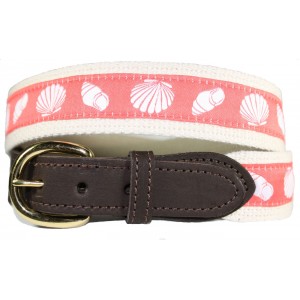 CORAL-WHITE Sea Shells Belt