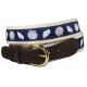 BLUE-WHITE Sea Shells Belt