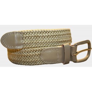 Stretch Braid - Solid Tan Belt