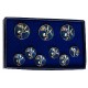 24K Gold Plated Solid Brass Blazer Buttons